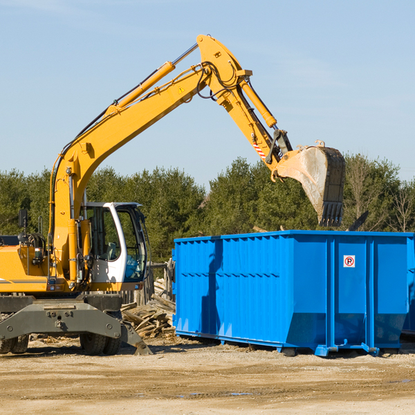 what size residential dumpster rentals are available in Pickerington Ohio